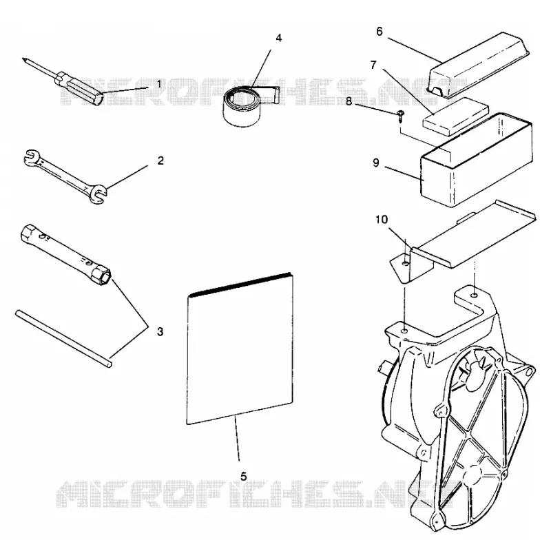 TOOL KIT/BOX STORM 0965782, STORM SKS 0965582,  EURO STORM E965782, EU (4931593159B012)
