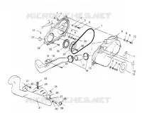 CLUTCH COVER ASSEMBLY SCRAMBLER W957840 (4927252725C006)