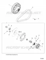 DRIVE TRAIN, SECONDARY CLUTCH