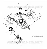 FUEL SYSTEM, FUEL TANK ASM.