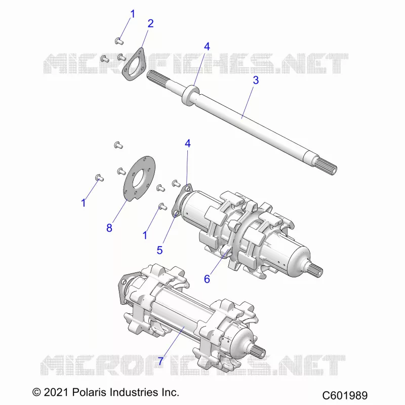 DRIVE TRAIN, JACKSHAFT AND DRIVE SHAFT