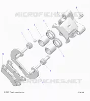 BRAKES, REAR CALIPER
