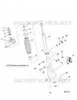 SUSPENSION, FRONT STRUT 