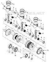 PISTON   CRANKSHAFT ULTRA TOURING 0975378 AND EUROPEAN ULTRA TOURING E975 (4938133813C014)