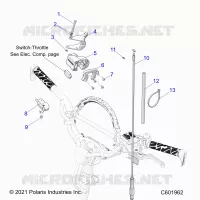 ENGINE, THROTTLE CONTROL ASM.