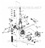 FRONT STRUT   ASSEMBLY 4X4 300 W958130 (4930183018B005)