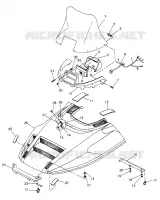 HOOD LITE TOURING 0983133 AND EUROPEAN LITE TOURNG E983133 (4941934193A009)