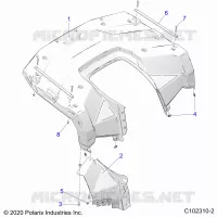 REAR BODYWORK CAB