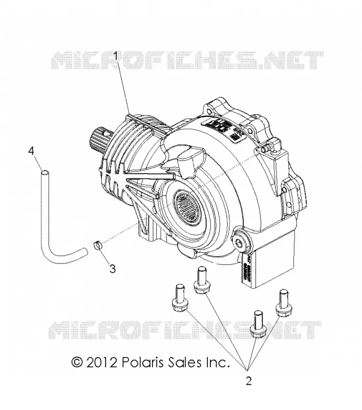 DRIVE TRAIN, FRONT GEARCASE