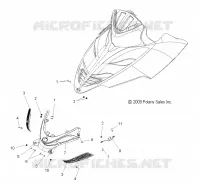 HOOD, FRONT HINGE ASM.