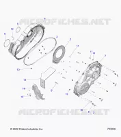 DRIVE TRAIN, CLUTCH COVER, INNER/OUTER