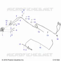 BRAKES, REAR BRAKE LINES