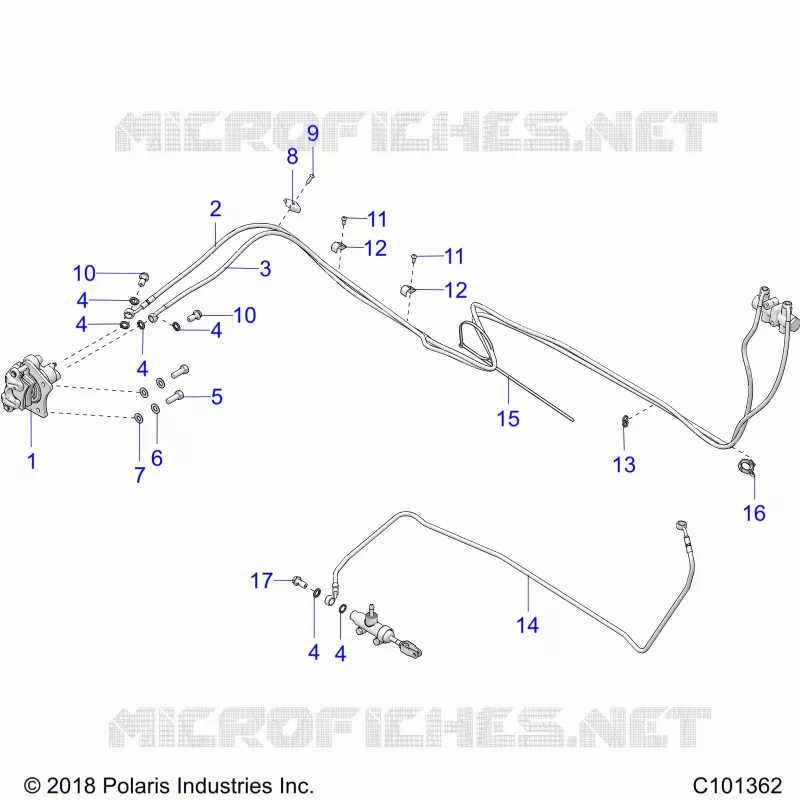 BRAKES, REAR BRAKE LINES