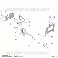 ELECTRICAL, HORN AND LICENSE PLATE BRACKET