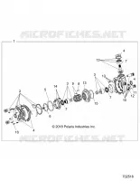 DRIVE TRAIN, FRONT GEARCASE