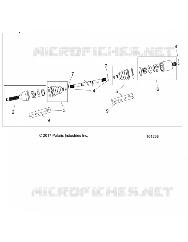 DRIVE TRAIN, FRONT DRIVE SHAFT