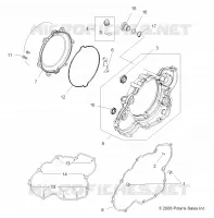 ENGINE, CLUTCH COVER