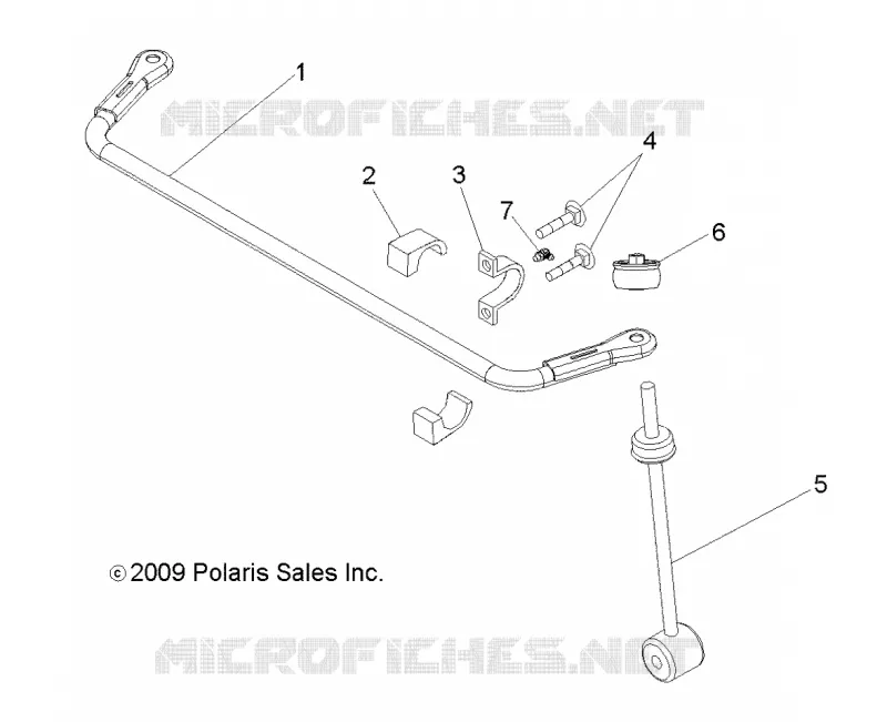 REAR SUSPENSION STABILIZER BAR