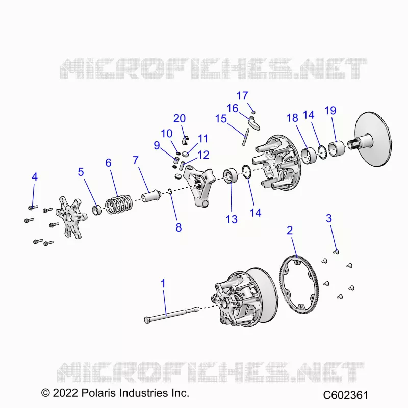 DRIVE TRAIN, CLUTCH, PRIMARY