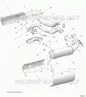 ENGINE, EXHAUST SYSTEM