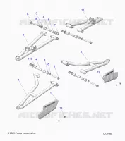 FRONT SUSPENSION CONTROL ARMS