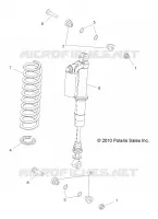 REAR SUSPENSION SHOCK MOUNTING