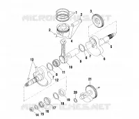 CRANKSHAFT AND PISTON