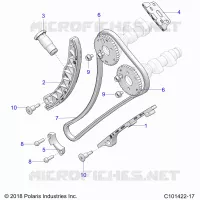 CAM CHAIN AND SPROCKET