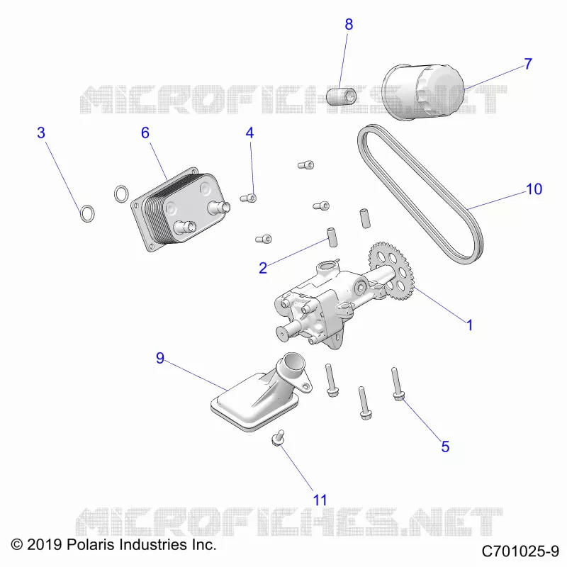 OIL PUMP AND OIL COOLER
