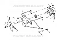 FAN ASSEMBLY  2X4 300 W957530 (4930053005A011)