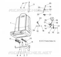 LEFT ADJUSTABLE BUCKET SEAT 