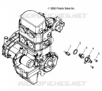 ENGINE, MANIFOLD   THERMOSTAT