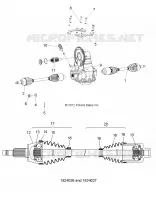 DRIVE LINE, GEARCASE AND HALF SHAFT