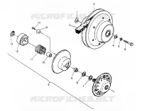 DRIVEN CLUTCH ASSEMBLY TRAIL BLAZER W947221 (4926832683B010)