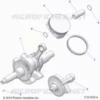 ENGINE, CRANKSHAFT, PISTON AND BALANCE SHAFT