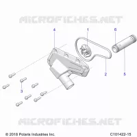 ENGINE, WATERPUMP IMPELLER AND COVER