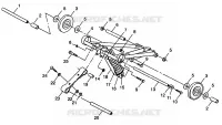 FRONT TORQUE ARM WIDETRAK LX 0982065 AND EUROPEAN WIDETRAK LX E982065 (4943884388B006)