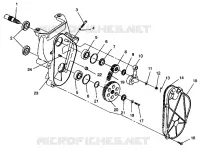 CHAINCASE ASSEMBLY 600 XCR 0941667 (4927092709018A)