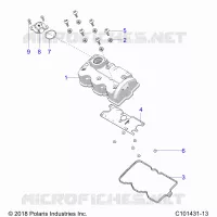 ENGINE, VALVE COVER