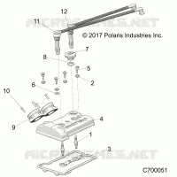 THROTTLE BODY AND VALVE COVER
