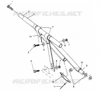 FRONT TORQUE ARM 500 EFI 0963774 AND EUROPEAN 500 EFI E963774 (4936183618B012)