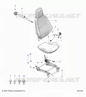 SEAT (DRIVER) AND SEAT BELT MOUNTING