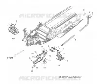 CHASSIS, CLUTCH GUARD AND FOOTRESTS