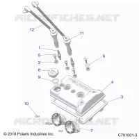 ENGINE, THROTTLE BODY AND VALVE COVER