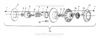 DRIVEN CLUTCH ULTRA SKS 0960578, EUROPEAN ULTRA SKS E960578,  AND ULTRA RMK (4931683168C004)