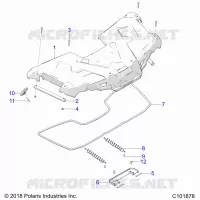 BODY, FRONT STORAGE