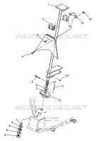 STEERING POST    XPLORER 400L W969140 (4935983598B012)