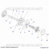 DRIVE TRAIN, PRIMARY CLUTCH