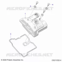 ENGINE, VALVE COVER