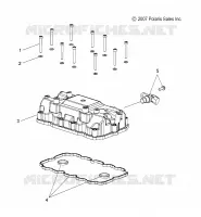 ENGINE, VALVE COVER
